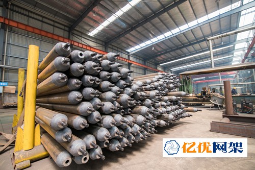 新乐网架抛丸车间